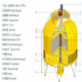 FRP cooling tower / Fiberglass Water circulator/ dry cooling tower